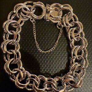 Chunky Sterling Silver Chain Bracelet
